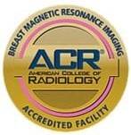 Breast magnetic resonance imaging ACR accredited facility logo
