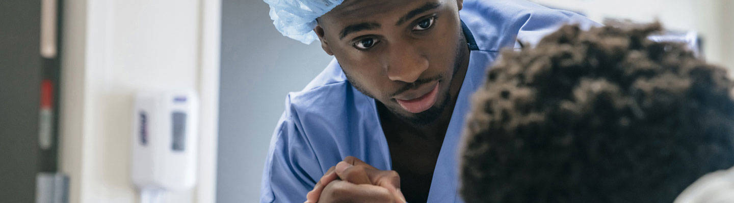 Surgery Doctor with Patient